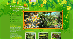 Desktop Screenshot of klbutterflypark.com